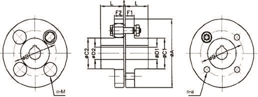 Flexible Coupling Green