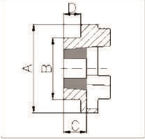 F Flange (Taper Bored)
