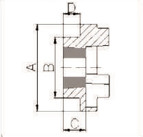 H Flange (Taper Bored)